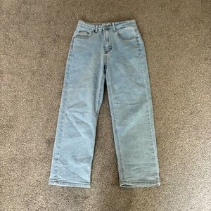 3/$45 Light Wash Straight Leg Denim Stretch Jeans